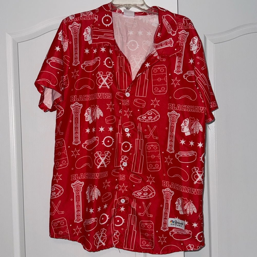 Chicago Blackhawks Hawaiian Shirt NBC Sports NHL Hockey